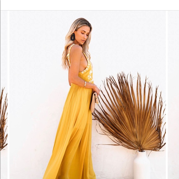 NWT Maxi Dress/Embroidered VICI/Medium/ Last One - Picture 3 of 16